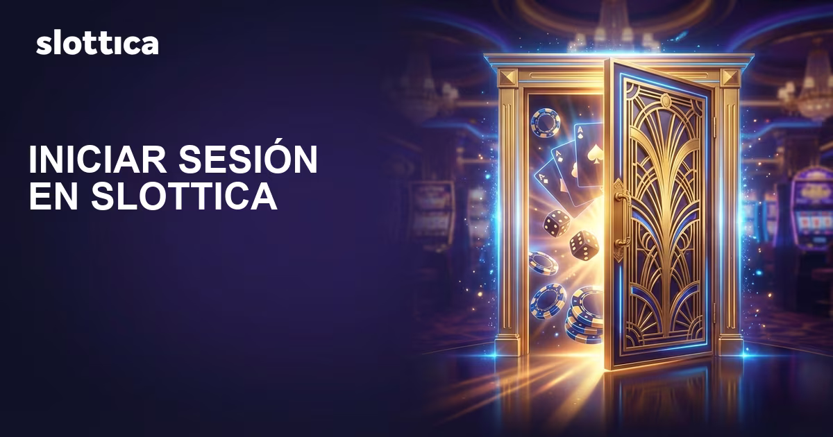 Formulario de inicio de sesión en Slottica casino online